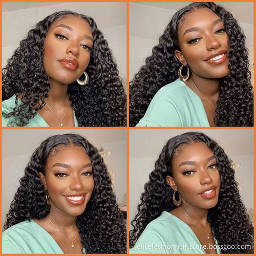 100% Brazilian Unprocessed Virgin Deep Curly Human Hair Weave bundles for black woman virgin brazilian human hair Bundles